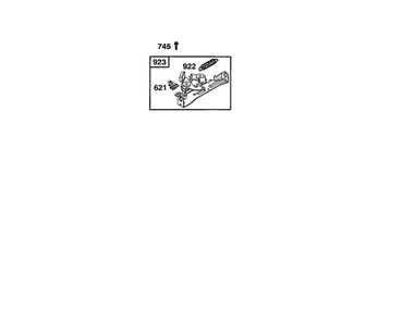 Brake Diagram and Parts List for 120600-120699 0100-0110-0111 Briggs and Stratton Engine